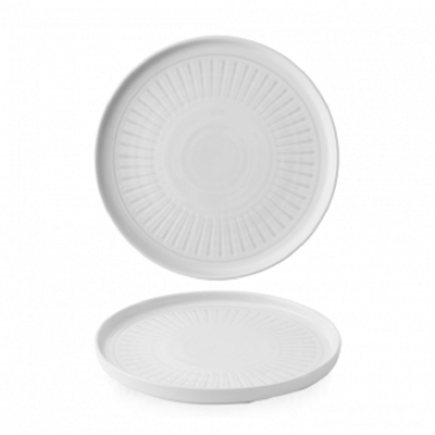 CHURCHILL ERA GREY WALLED PLATE 8.25Inch