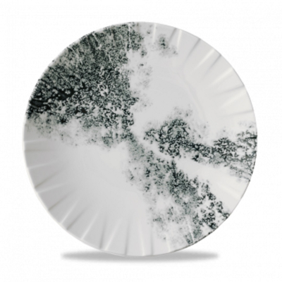 CHURCHILL SMOKE BLACK COUPE PLATE 10 3/4