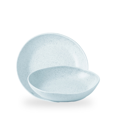 STONECAST DUCK EGG ORGANIC DEEP BOWL 25CM 116CL 41OZ