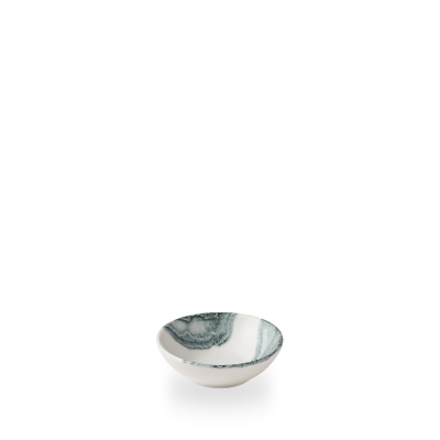 TIDE BLACK CONTOUR BOWL SHALLOW 11.6CM 20CL 7OZ H:4CM