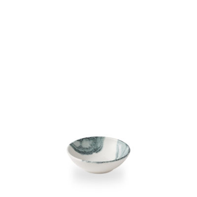 TIDE BLACK CONTOUR BOWL SHALLOW 13CM 126CL 9OZ H:4.5CM