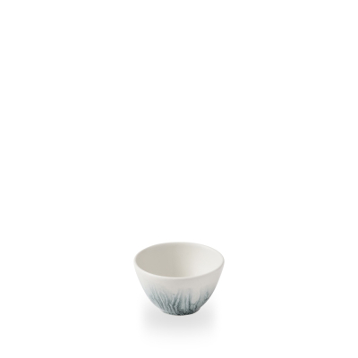 TIDE BLACK CONTOUR DEEP BOWL 10.2CM 4Inch 24CL 8.4OZ H:6CM