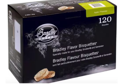 BRADLEY SMOKER APPLEWOOD BRIQUETTES X120
