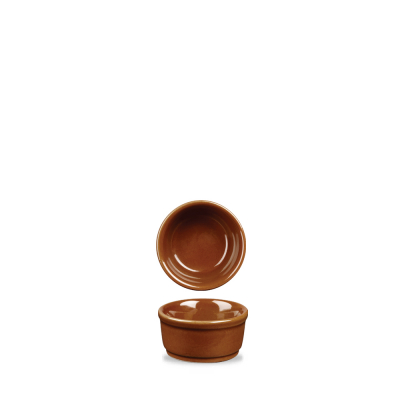 CHURCHILL ART DE CUISINE RUSTICS SIMMER TERRACOTTA RAMEKIN DIP POT 2OZ