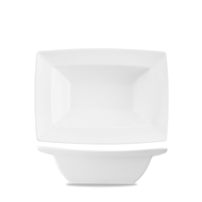 CHURCHILL ALCHEMY FINE CHINA WHITE ENERGY SQUARE BUFFET BOWL 41.9OZ
