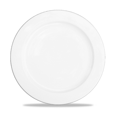 CHURCHILL ALCHEMY FINE CHINA WHITE ROUND PLATE 10Inch