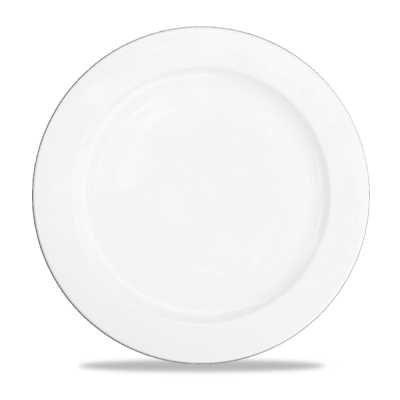 CHURCHILL ALCHEMY FINE CHINA WHITE PLATE 10.6Inch