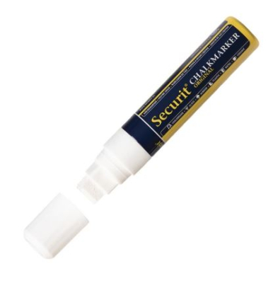 CHALKBOARD MARKER PEN WHITE 15MM LINE   P538