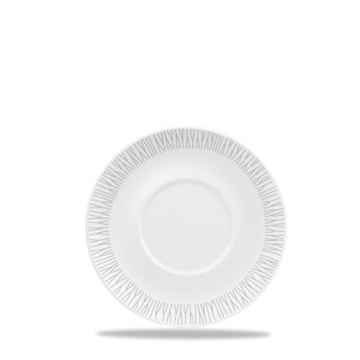 CHURCHILL SUPER VITRIFIED BAMBOO WHITE BOWL STAND 6Inch