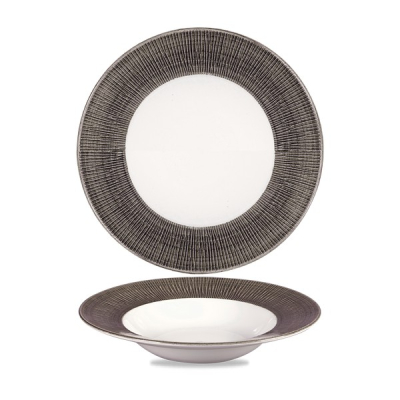 CHURCHILL BAMBOO WIDE RIM BOWL 9 1/2Inch DUSK X12 DUBALWBM1