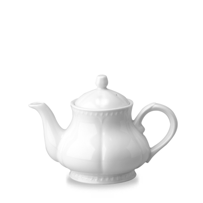 CHURCHILL SUPER VITRIFIED BUCKINGHAM WHITE TEAPOT 19.7OZ