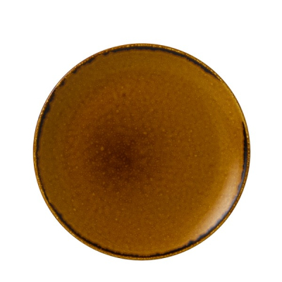 DUDSON HARVEST BROWN COUPE PLATE 10.2Inch