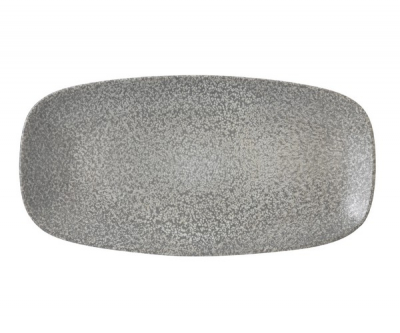 DUDSON EVO ORIGINS NATURAL GREY OBLONG PLATE 11.7X6Inch