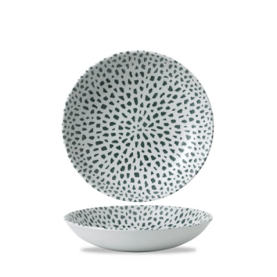 DUDSON TERRAZZO GREEN COUPE BOWL 40OZ