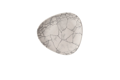 CHURCHILL KINTSUGI PEARL GREY TRIANGLE PLATE