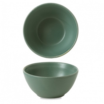 CHURCHILL SUPER VITRIFIED NOURISH ANDORRA GREEN SNACK BOWL 14OZ