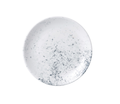 CHURCHILL SUPER VITRIFIED STUDIO PRINTS HAZE BLUE COUPE PLATE 6.5Inch
