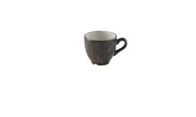 CHURCHILL SUPER VITRIFIED STONECAST PATINA IRON BLACK ESPRESSO CUP 3.5OZ