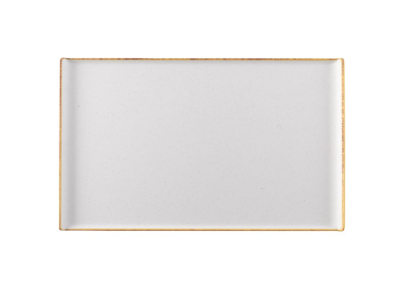 CHURCHILL ALCHEMY STONECAST MELAMINE BARLEY WHITE BUFFET TRAY 20.9X12.8Inch