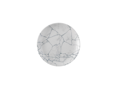 CHURCHILL SUPER VITRIFIED STUDIO PRINTS KINTSUGI PEARL GREY COUPE PLATE 10.2Inch