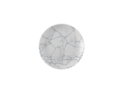 CHURCHILL SUPER VITRIFIED STUDIO PRINTS KINTSUGI PEARL GREY COUPE PLATE 8.5Inch