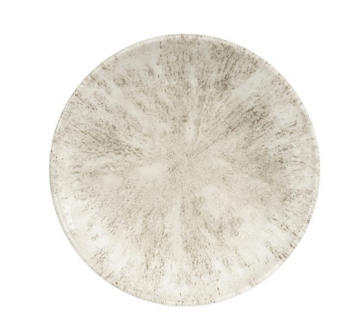 CHURCHILL SUPER VITRIFIED STUDIO PRINTS STONE AGATE GREY COUPE PLATE 6.5Inch