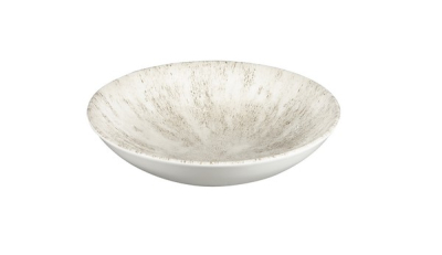 CHURCHILL SUPER VITRIFIED STUDIO PRINTS STONE AGATE GREY COUPE BOWL 15OZ