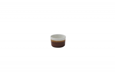 CHURCHILL STONECAST SIENA 8OZ DEEP BOWL BARLEY WHITE
