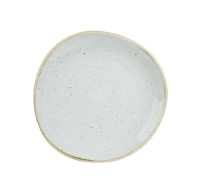 CH STONECAST BLUE ROUND TRACE PLATE 8 1/4Inch X12 SDESOG81