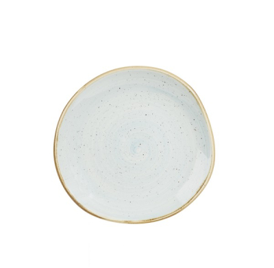 CH STONECAST BLUE ROUND TRACE PLATE 7 1/4Inch X12 SDESOG71