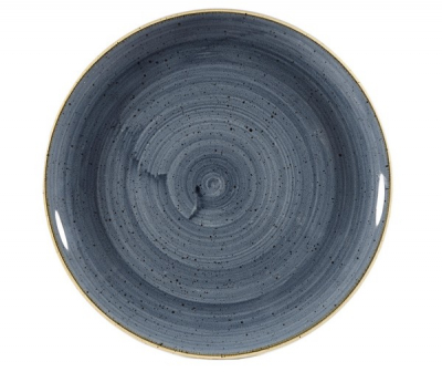 CHURCHILL SUPER VITRIFIED STONECAST BLUEBERRY COUPE PLATE 11.3Inch