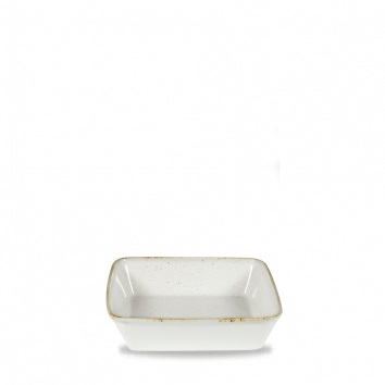 CHURCHILL SUPER VITRIFIED STONECAST HINTS BARLEY WHITE BAKING DISH 70.4OZ