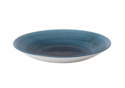 CHURCHILL SUPER VITRIFIED STONECAST AQUEOUS LAGOON COUPE PLATE 11Inch