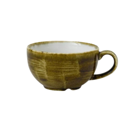 CHURCHILL STONECAST PLUME OLIVE CAPPUCINO CUP 8OZ X12