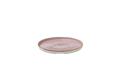 CHURCHILL STONECAST PETAL PINK 10 1/4Inch WALLED PLATE