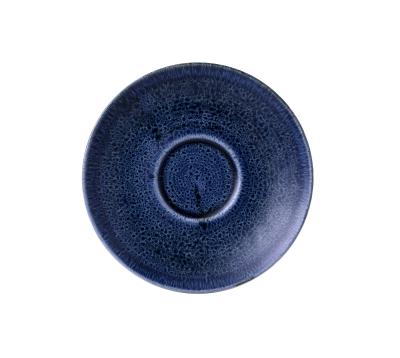 CHURCHILL STONECAST PLUME X12 ULTRAMARINE SAUCER 15.6CM