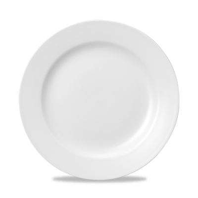 CHURCHILL SUPER VITRIFIED CLASSIC WHITE PLATE 10Inch