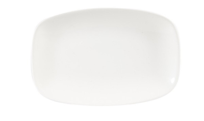 CHURCHILL SUPER VITRIFIED WHITE X SQUARED CHEF'S OBLONG PLATE 9.3X6.2Inch