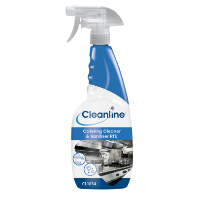 CLEANLINE CATERING CLEANER & SANITISER 750ML