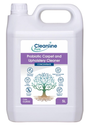 CLEANLINE PURE CONCENTRATE CARPET&UPHOLSTERY CLEANER 5LX2