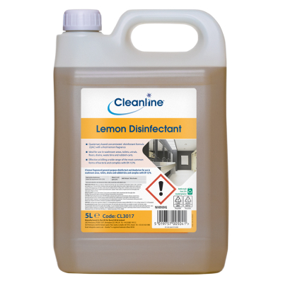 CLEANLINE LEMON DISINFECTANT 5L