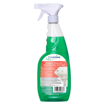 CLEANLINE ECO BIO WASHROOM CLEANER & ODOUR ELIMINATOR 750ML
