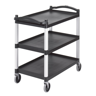 CAMBRO LARGE KD UTILITY CART BLACK