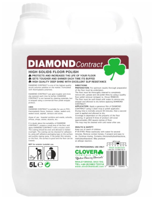 DIAMOND CONTRACT - ACRYLIC FLOOR POLISH 18%