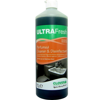 CLOVER ULTRAFRESH BACTERICIDAL TOILET & WASHROOM CLEANER 1LTR