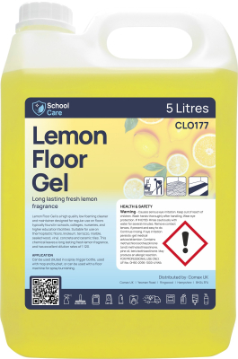 SCHOOLCARE LEMON FLOOR GEL 5LTR