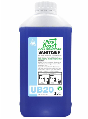 UB20 SANITISER 2LTR SUPER CONCENTRATE