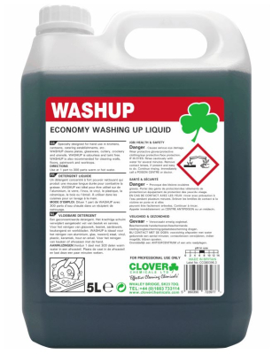 CLOVER ECONOMY WASHING UP LIQUID 5LTR