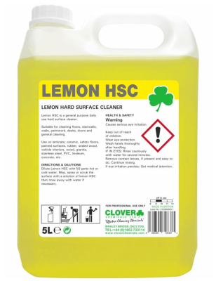 LEMON HARD SURFACE CLEANER 2X5LTR 353