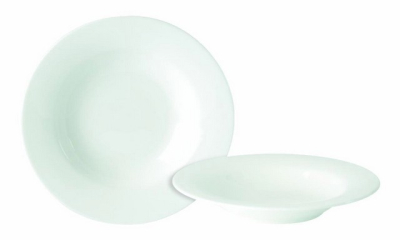 PORCELITE CONNOISSEUR RIM SOUP 9Inch X6